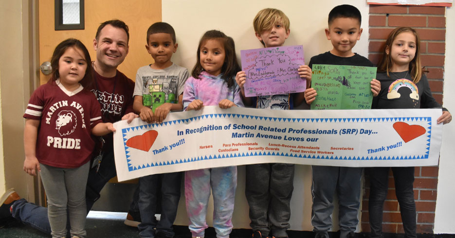 Martin Avenue Elementary School Students